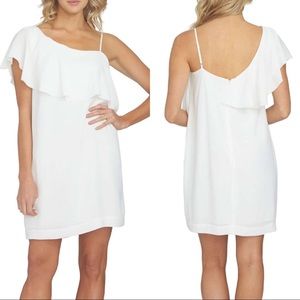 x 1. State On Point Ruffle One Shoulder Dress